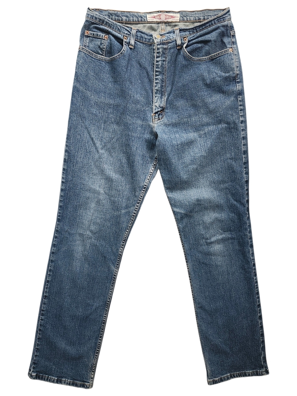 Vintage Ikeda Jeans 34x32 Made in Canada | Classic Straight Leg DenimVintage - Picture 4 of 13